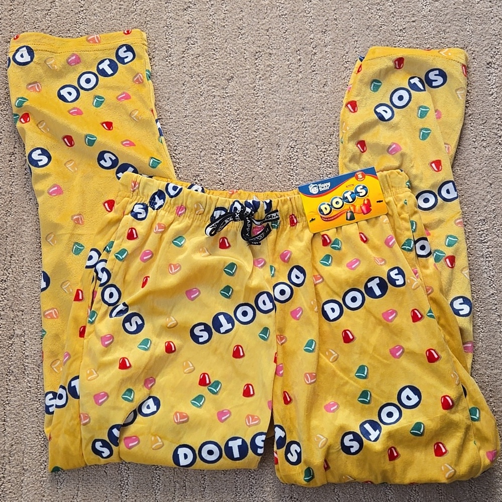 Happy Boxer Candy DOTS pajama pant candy design S retro Collect Funny Soft Nwt